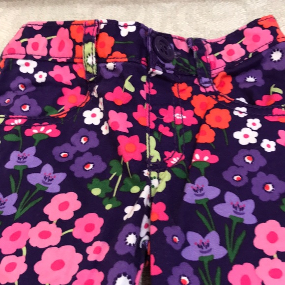 NWOT Gymboree floral adjustable waist pants - Picture 2 of 5